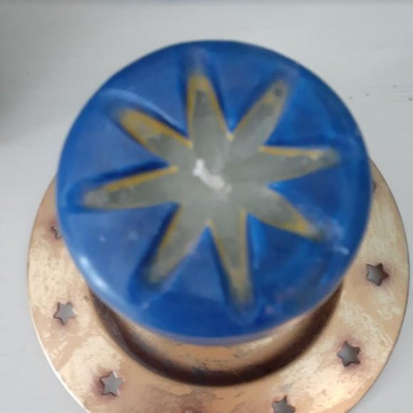 Artisan celestial moon stars candle and holder 🍂 - Picture 5 of 7